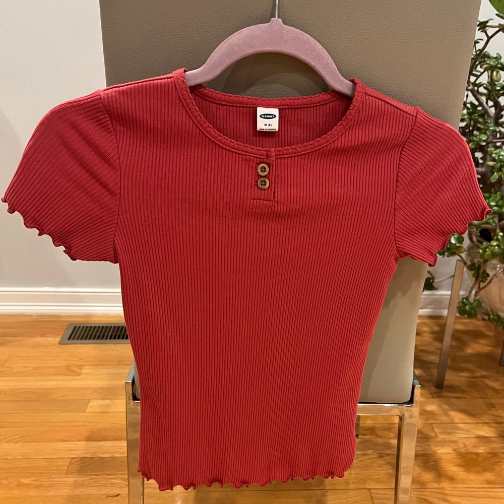 BNWOT Old Navy Girls Short Sleeve Top Size M/8